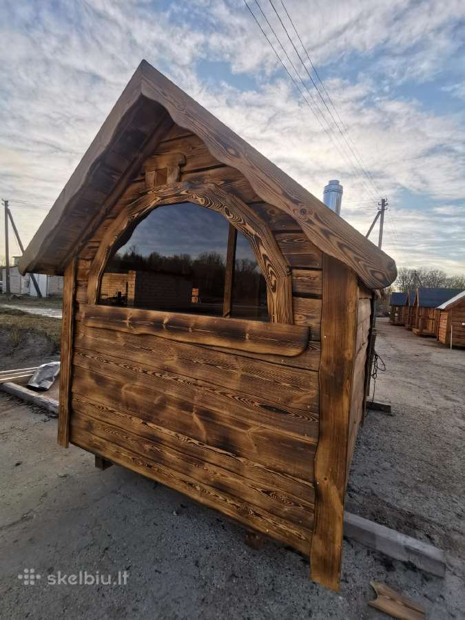 Sauna, karkasinė pirtis "Hobitas" - nuotraukos Nr. 5