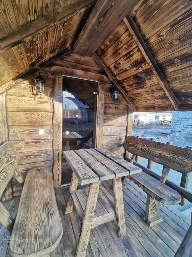 Sauna, karkasinė pirtis "Hobitas" - nuotraukos Nr. 6