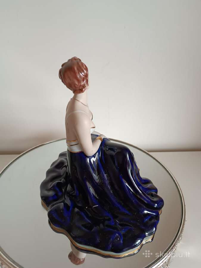 Vintažinė porcelianinė statulėlė Royal Dux Bohemia - nuotraukos Nr. 6