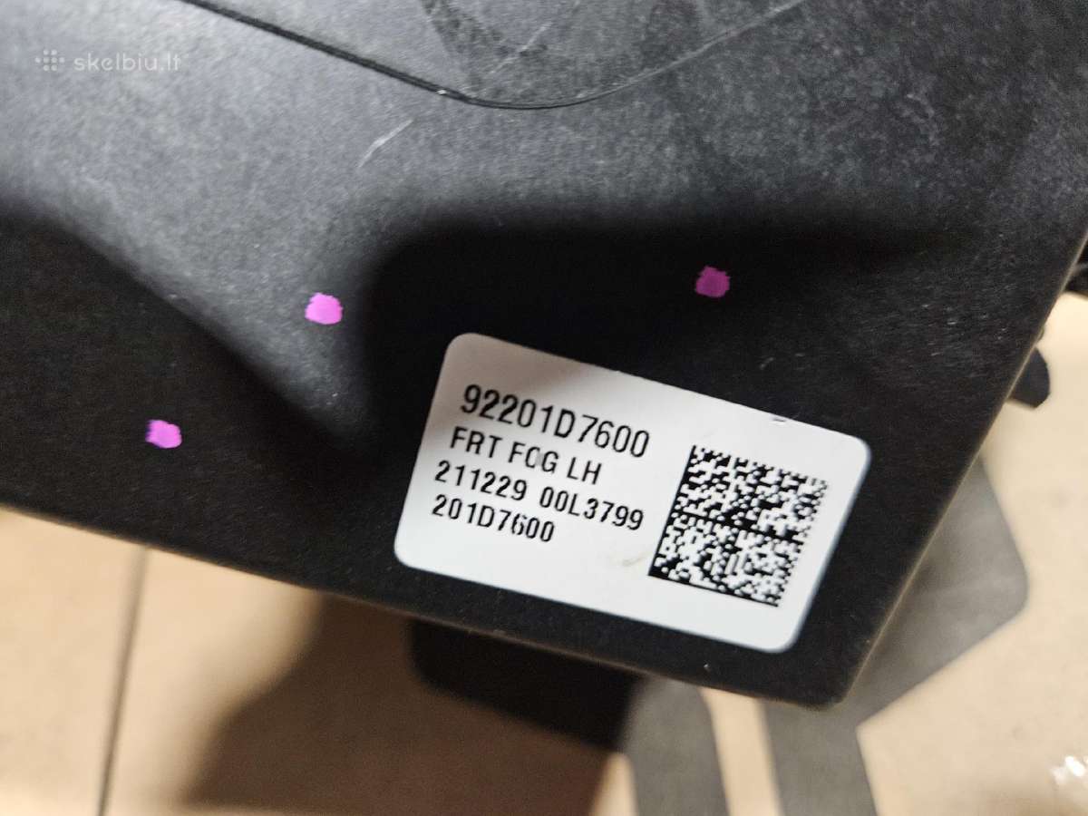 Hyundai Tucson Jm Front fog light Left 92201d7600 - nuotraukos Nr. 5