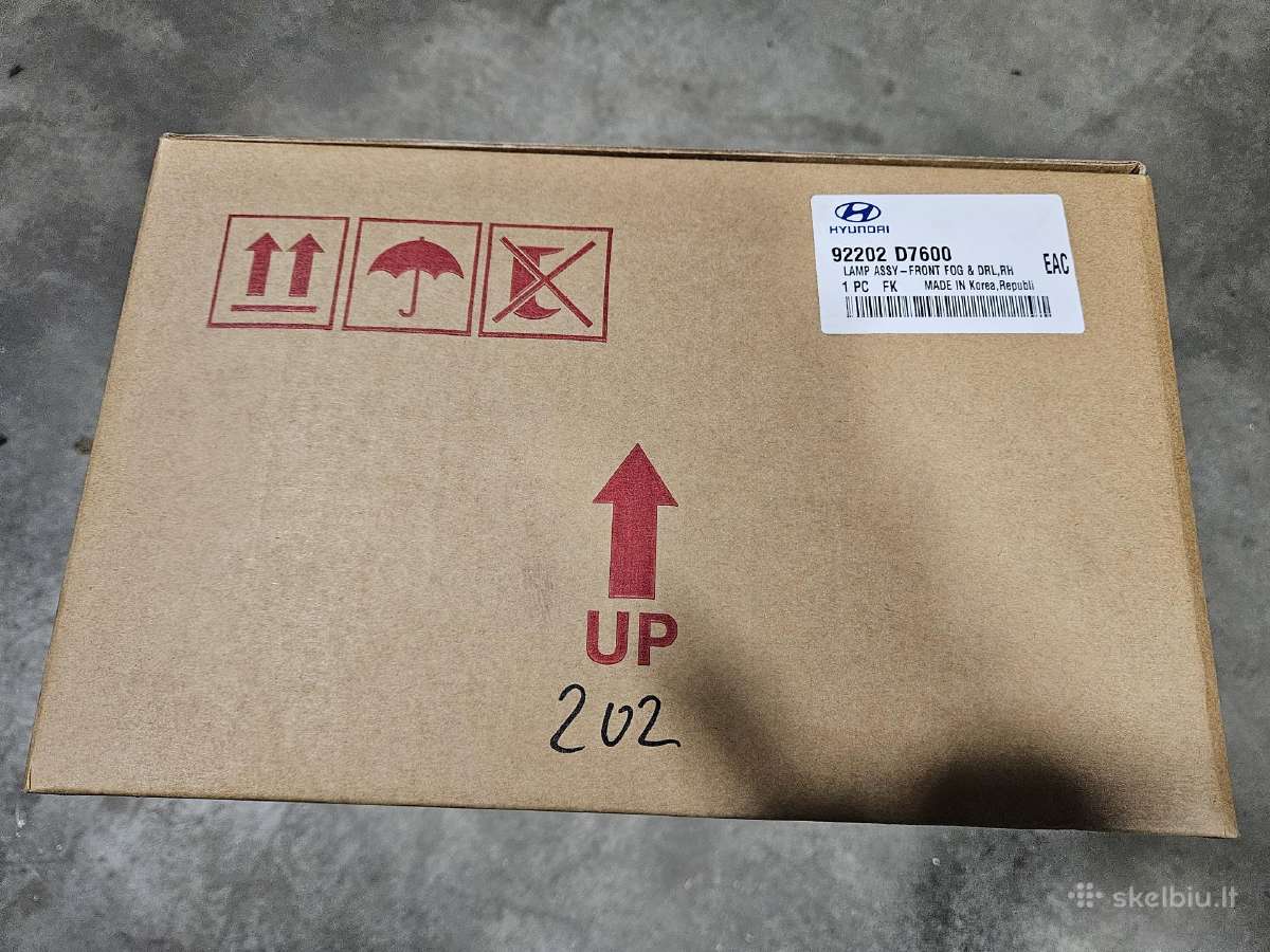 Hyundai Tucson Jm Front fog light Right 92202d7600 - nuotraukos Nr. 8