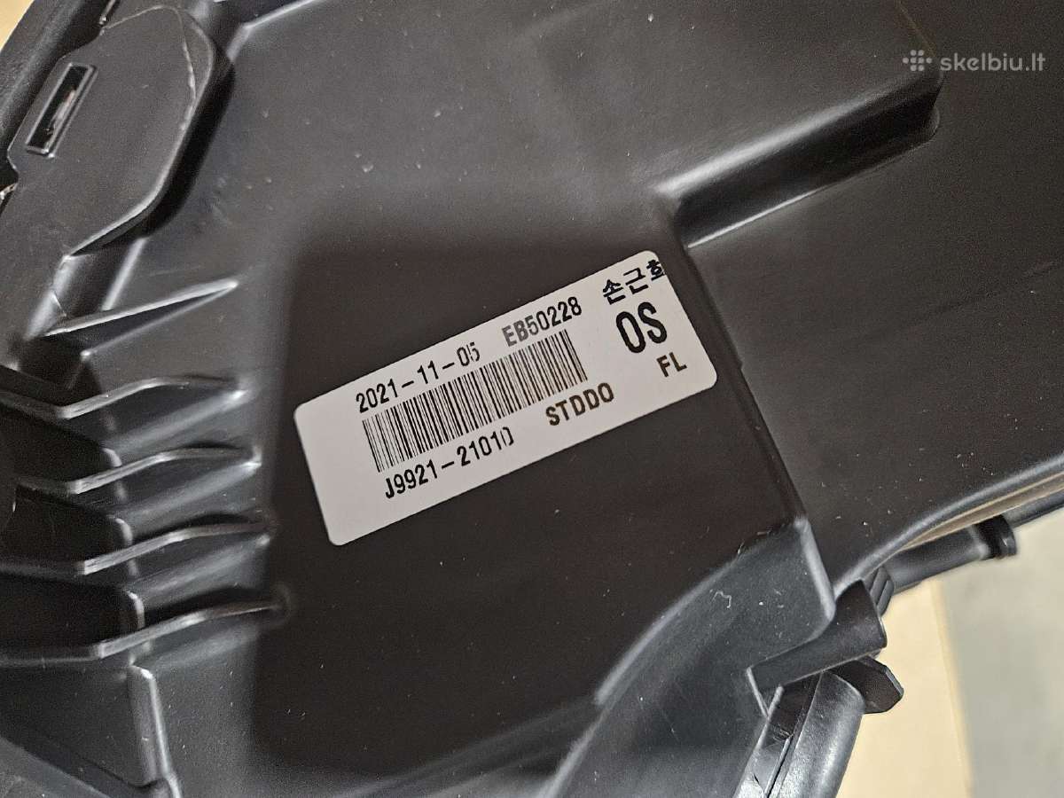 Hyundai Kona I Headlight headlamp Left 92102j9000 - nuotraukos Nr. 3