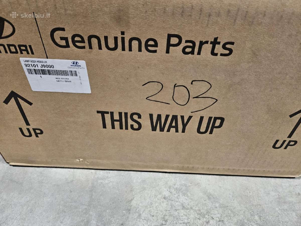 Hyundai Kona I Headlight headlamp Left 92102j9000 - nuotraukos Nr. 13
