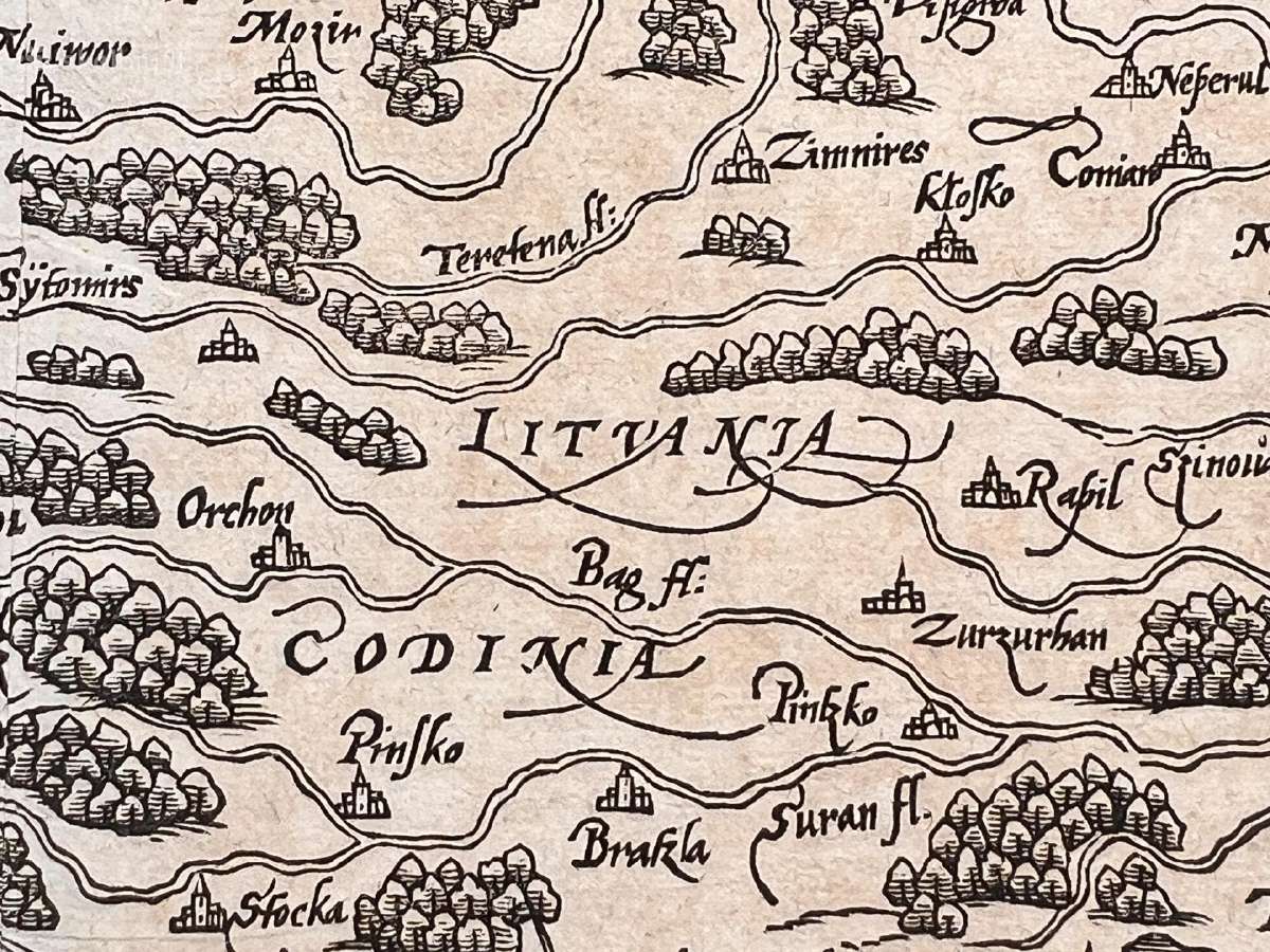Vidurio ir Pietų Europos žemėlapis 1588 -1628 m - nuotraukos Nr. 4