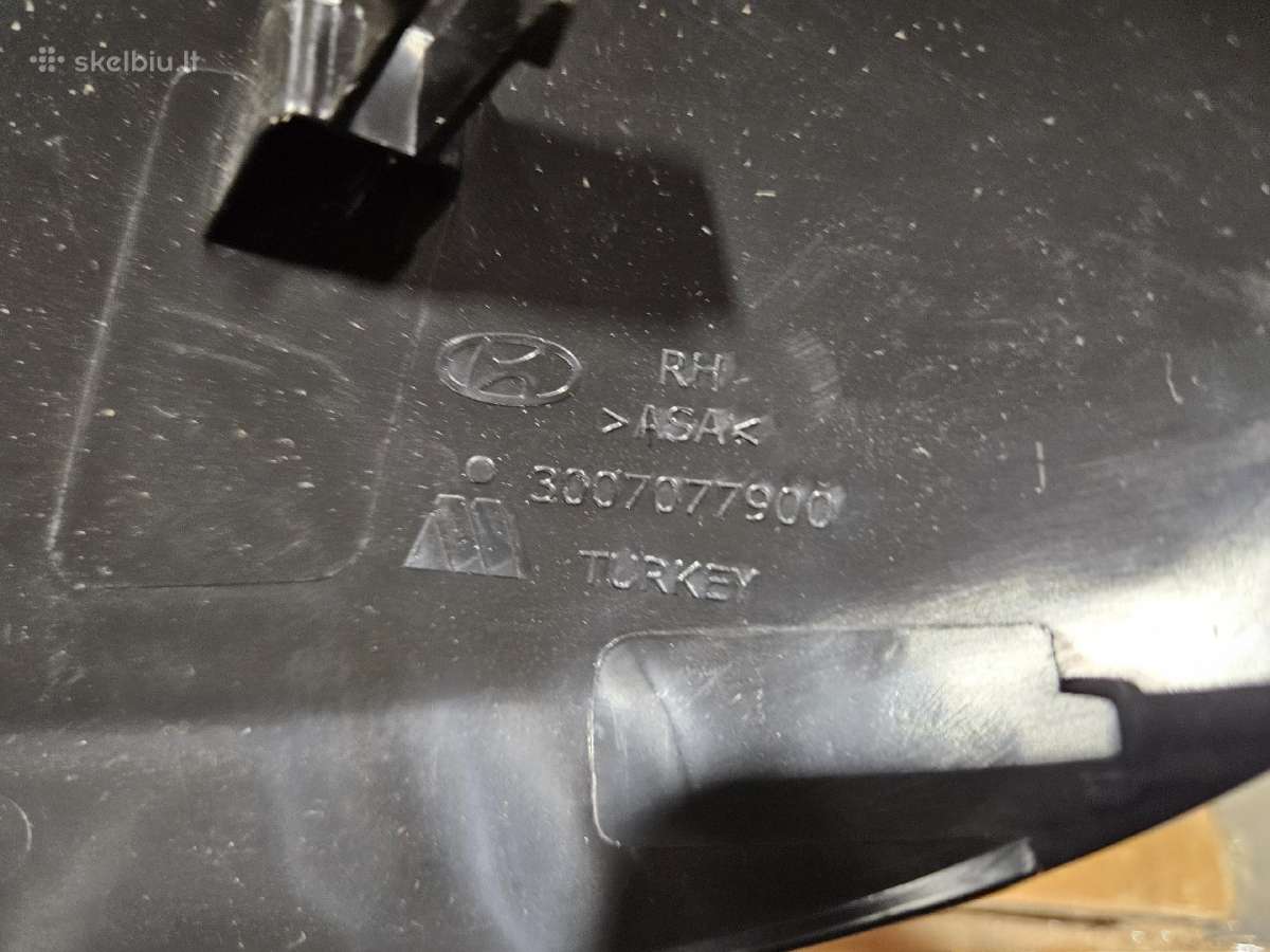 Hyundai I20 Right Mirror Man New Oem 87627-c8000 - nuotraukos Nr. 9