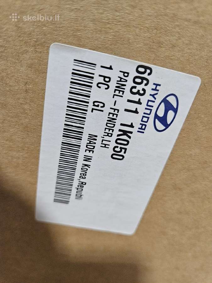Hyundai ix20 Sparnas 66311-1k050 Oem - nuotraukos Nr. 2