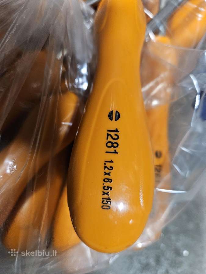 Beta atsuktuvas plokščias 1,2 x 6,5 x 150 mm 1281 - nuotraukos Nr. 2