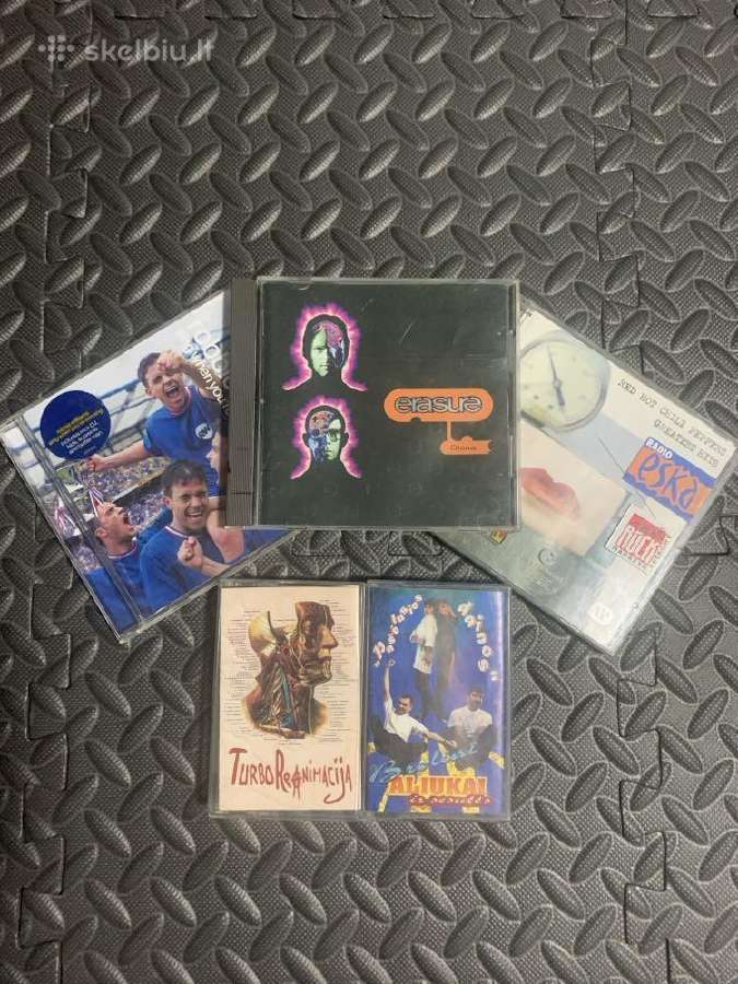 Perku audiokasetes ir CD