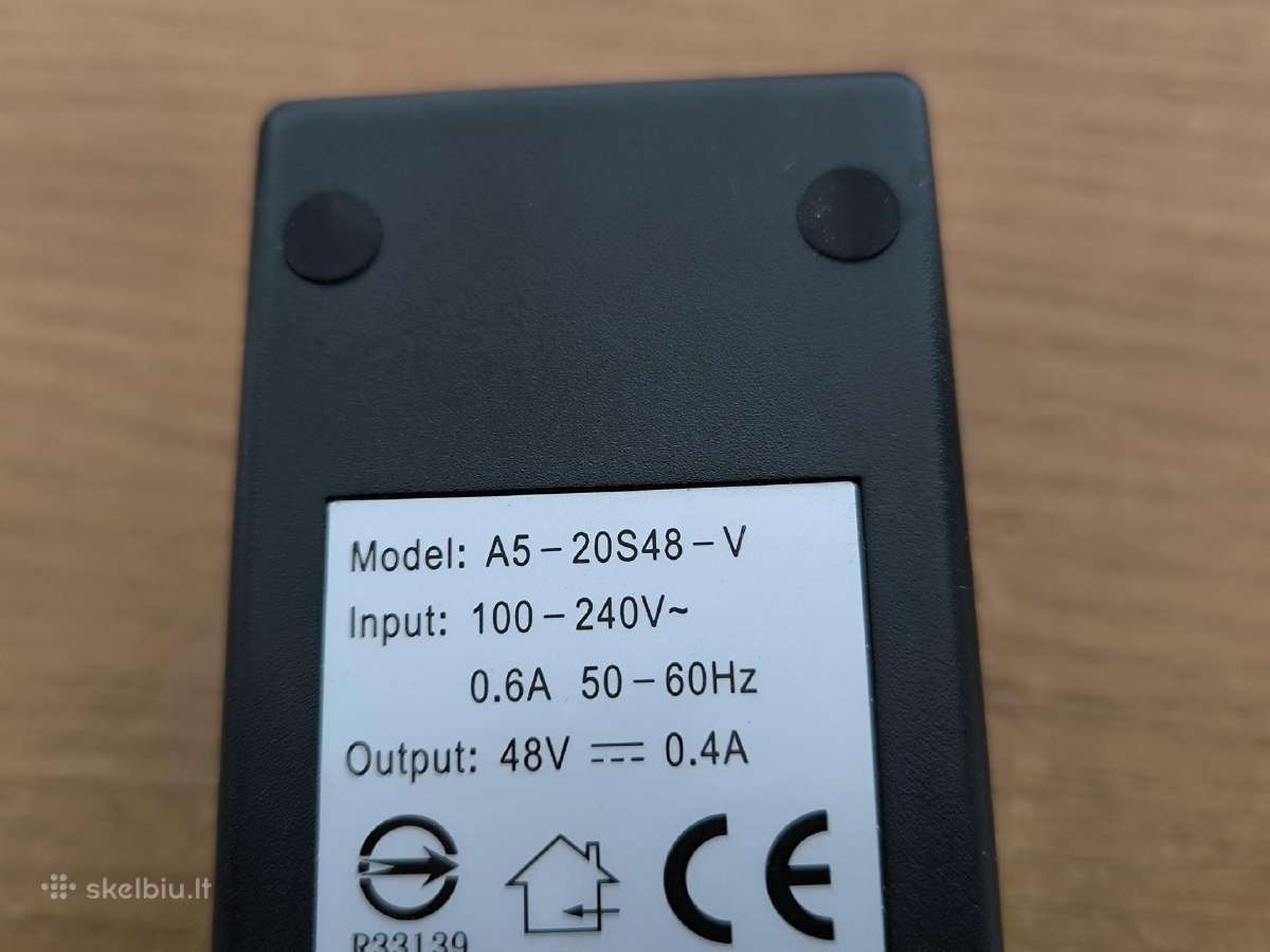 Poe maitinimas per Lan Dc 48v 0.4a vaizdo kameroms - nuotraukos Nr. 3