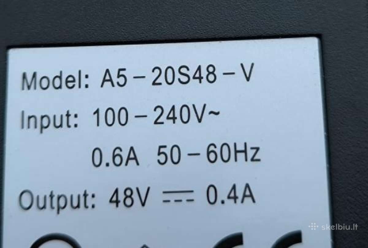 Poe maitinimas per Lan Dc 48v 0.4a vaizdo kameroms - nuotraukos Nr. 4