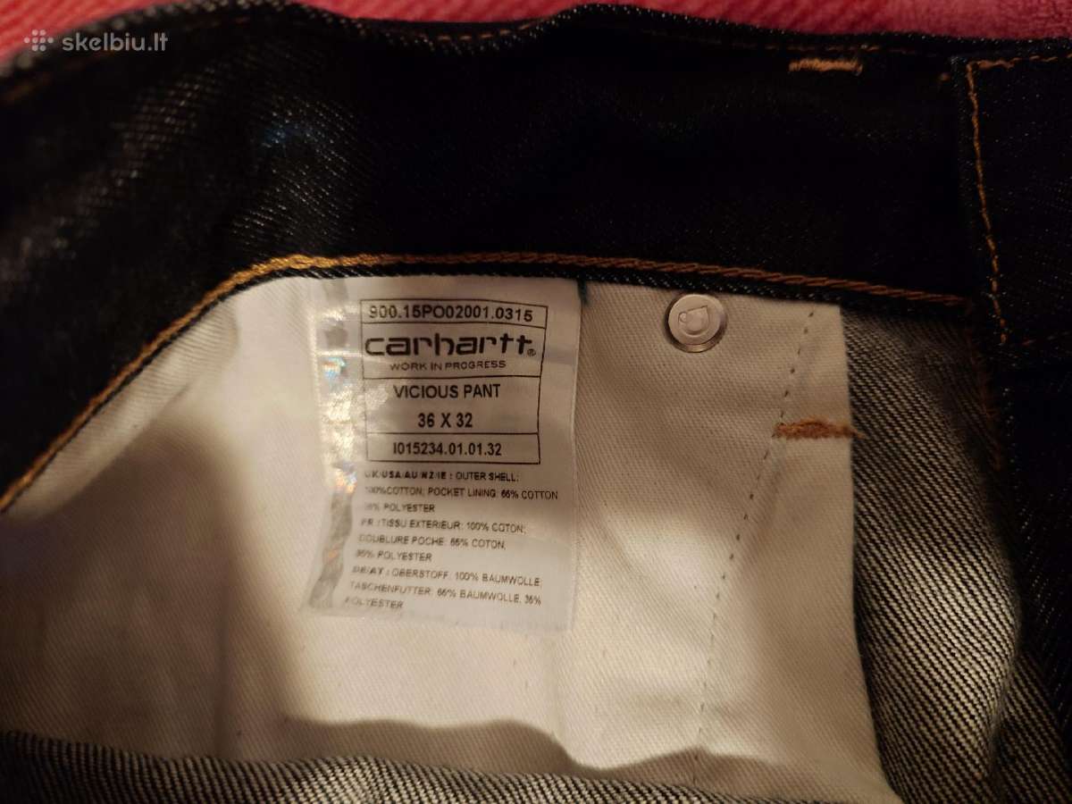 Vyriški džinsai carhartt. - nuotraukos Nr. 5