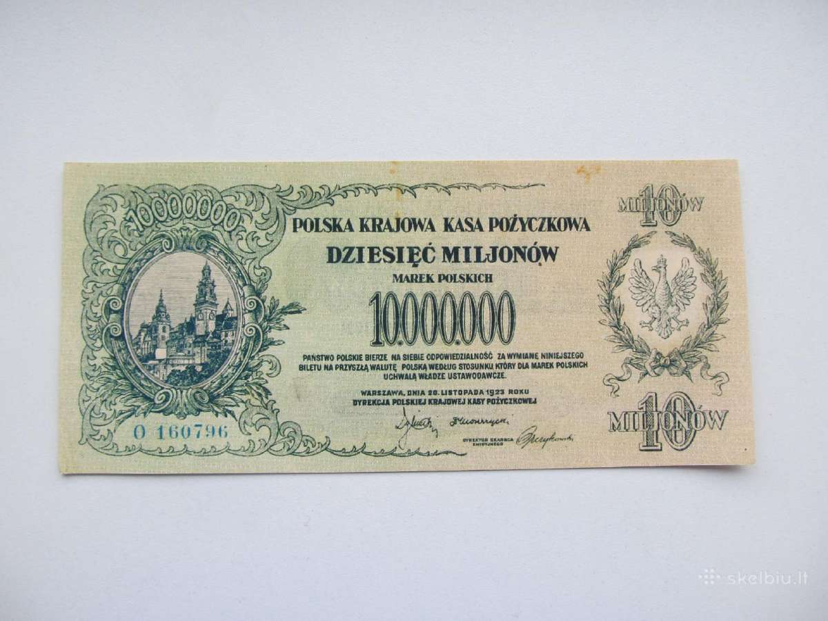 10 milijonu markiu , Lenkija , 1923