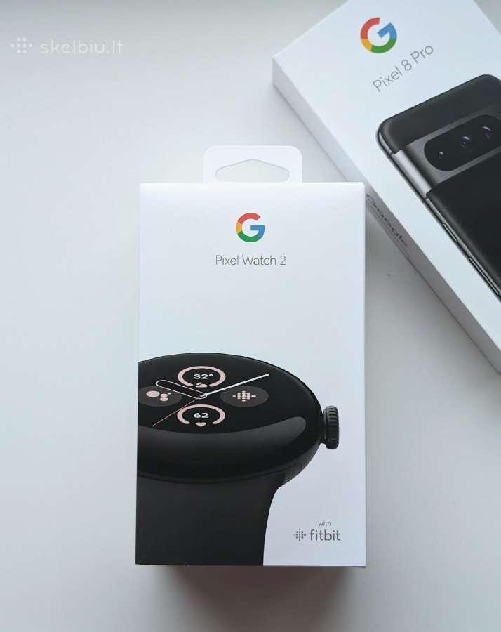 Google Pixel Watch 2 - Black / Obsidian - [Naujas]