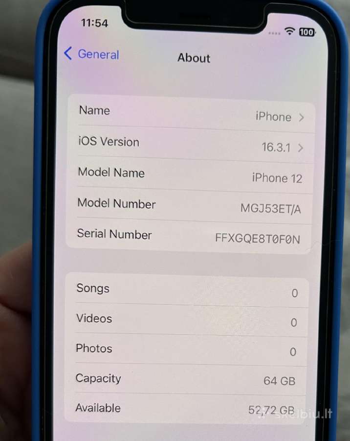 iPhone 12 64 GB - nuotraukos Nr. 7