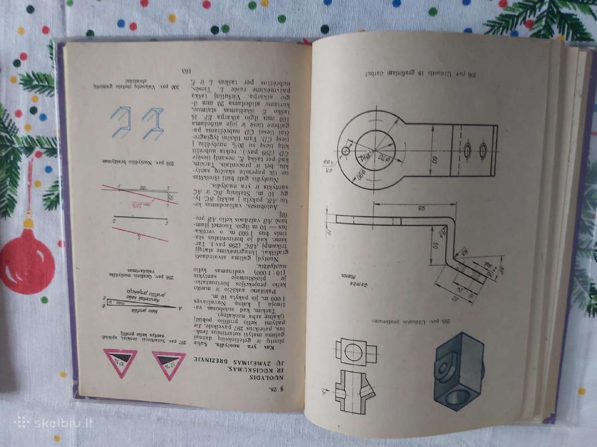 Senas braižybos vadovėlis,tarybinis vadovėlis - nuotraukos Nr. 5