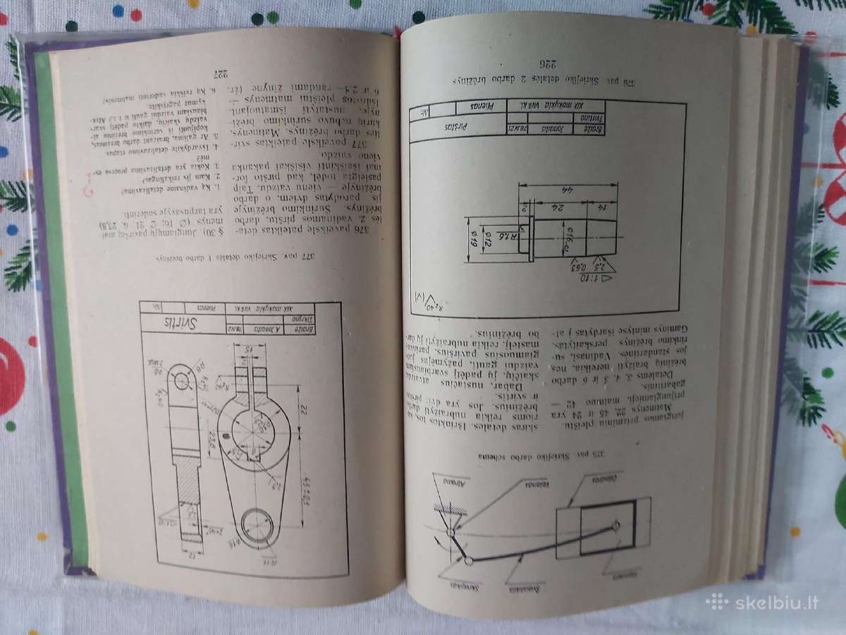 Senas braižybos vadovėlis,tarybinis vadovėlis - nuotraukos Nr. 6