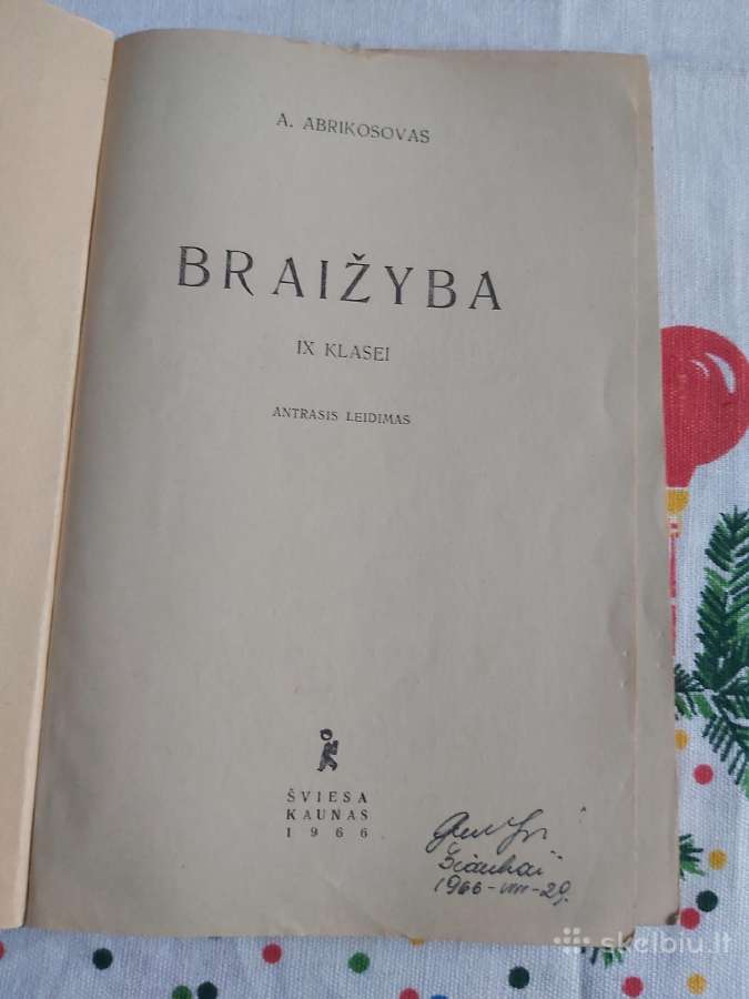 Braižybos vadovėlis,tarybinis vadovėlis - nuotraukos Nr. 2