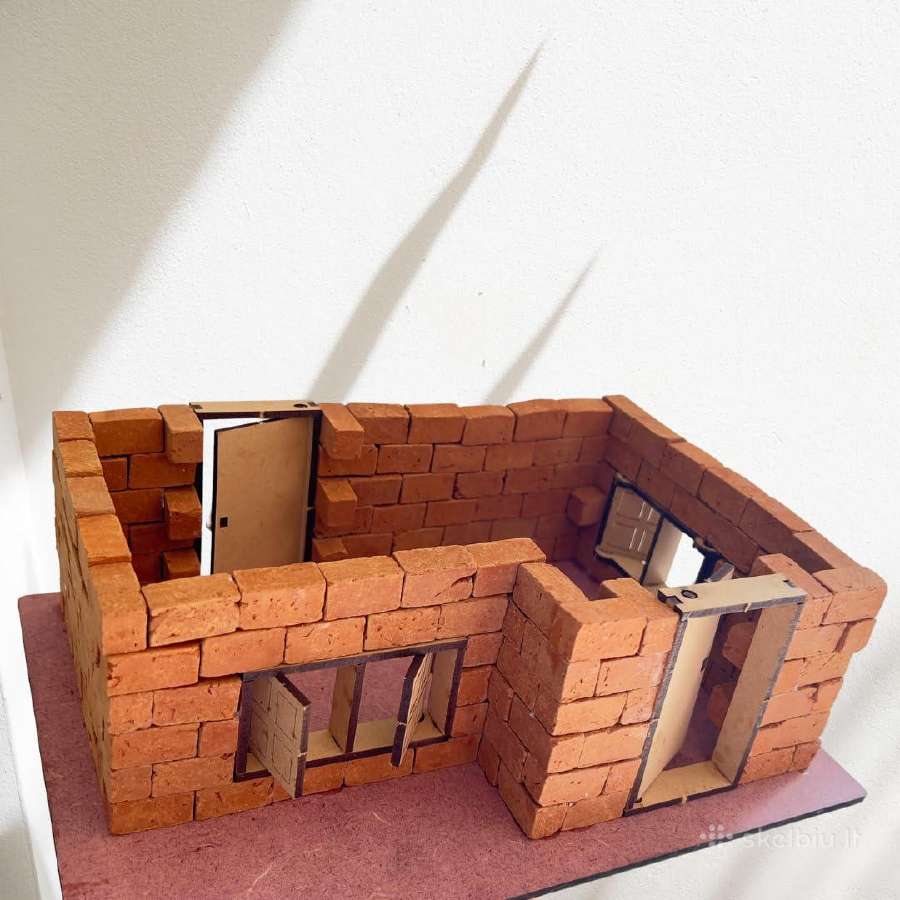 Mini plytos - mini architektūrai 3x1.5x1 cm. - nuotraukos Nr. 2