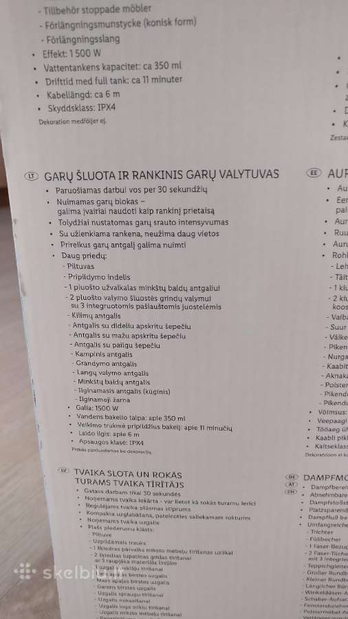 Silvercrest garų šluota ir rankinis garų valytuvas - nuotraukos Nr. 8