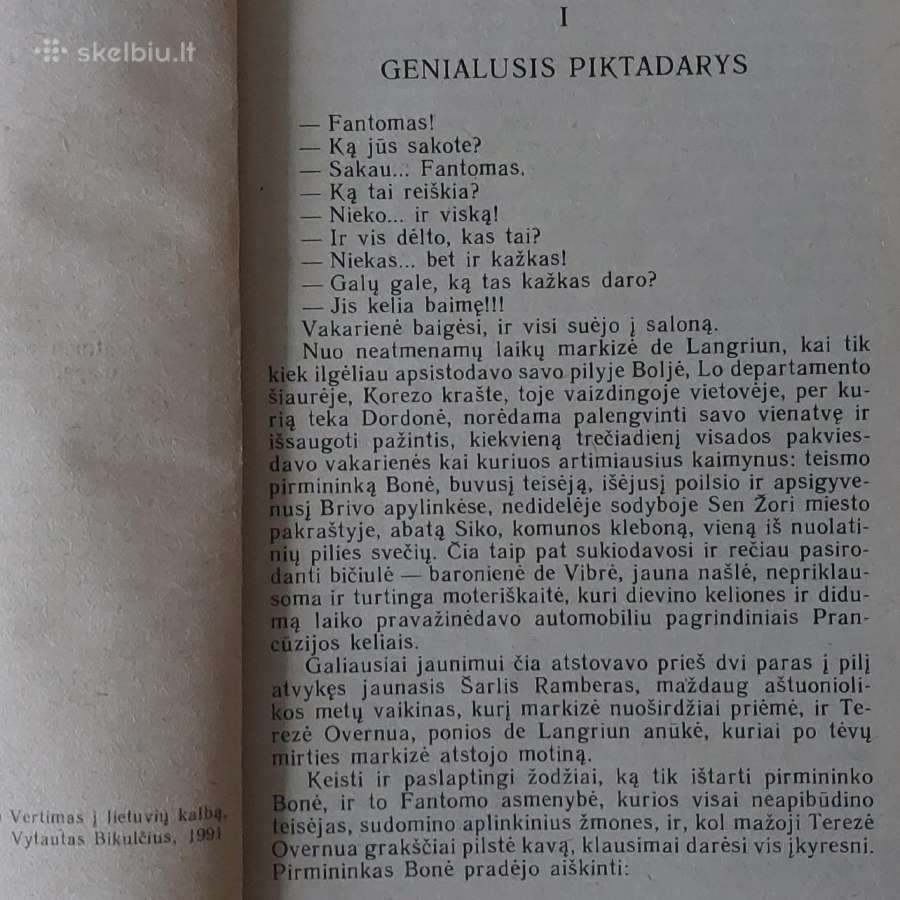 P. Suvestras ,M. Alenas - " Fantomas "/ 3 knygos - nuotraukos Nr. 5