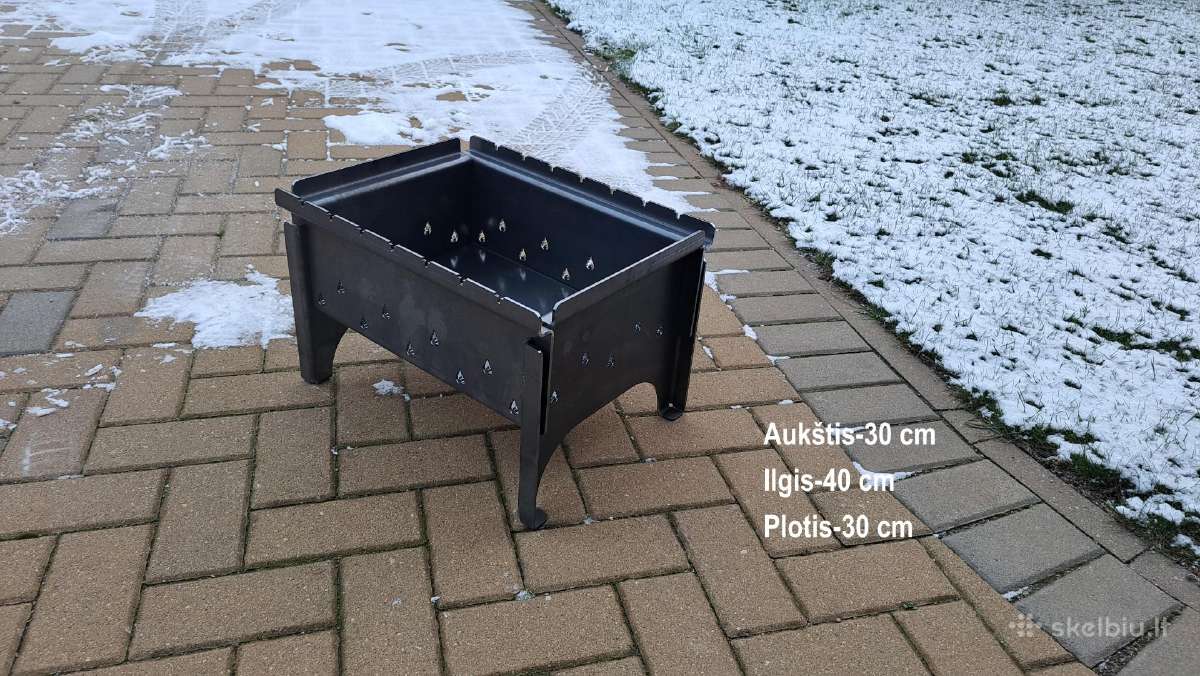 Išardoma Šašlykinė, 4mm storio plienas - nuotraukos Nr. 11