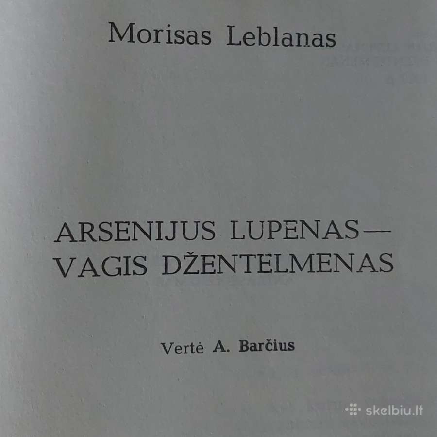 M. Leblan - ARSenijus Lupenas vagis džentelmenas - nuotraukos Nr. 5