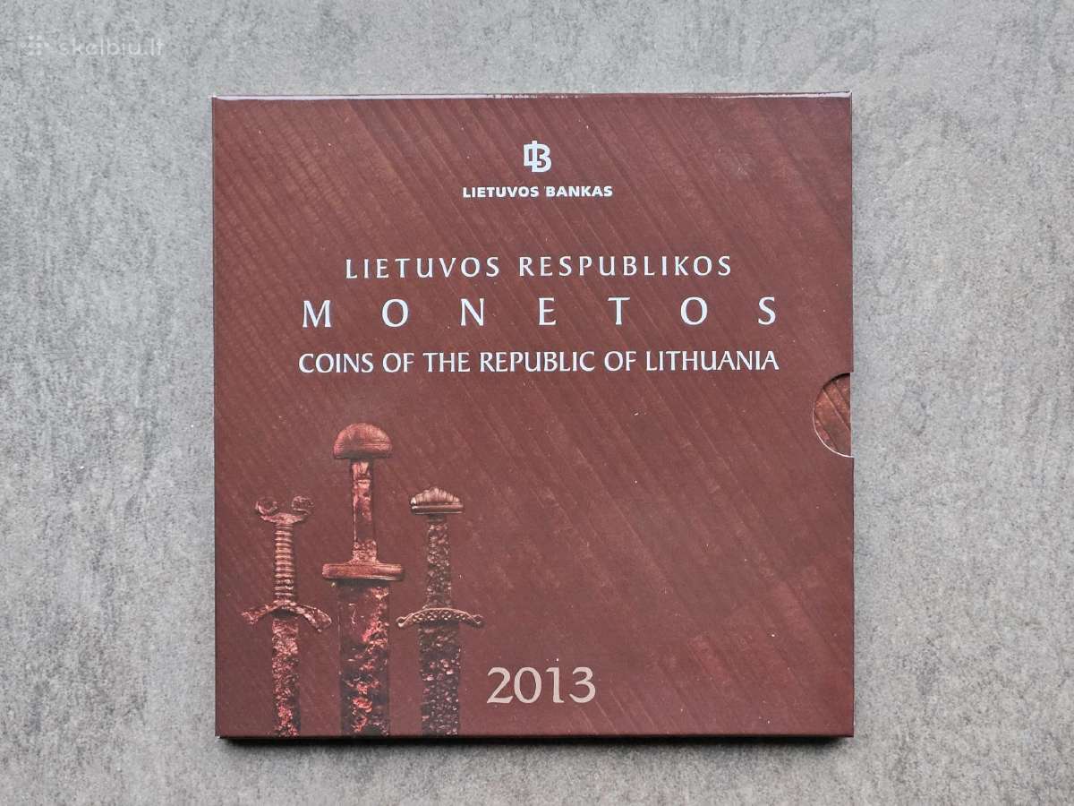 Lb 2013 apyvartinių litų monetų rinkinys LDK