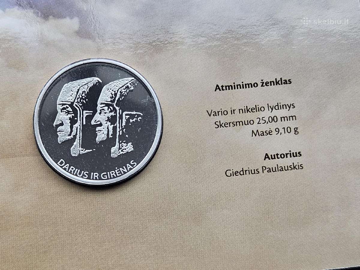 Lb 2013 apyvartinių litų monetų rinkinys Lituanica - nuotraukos Nr. 5