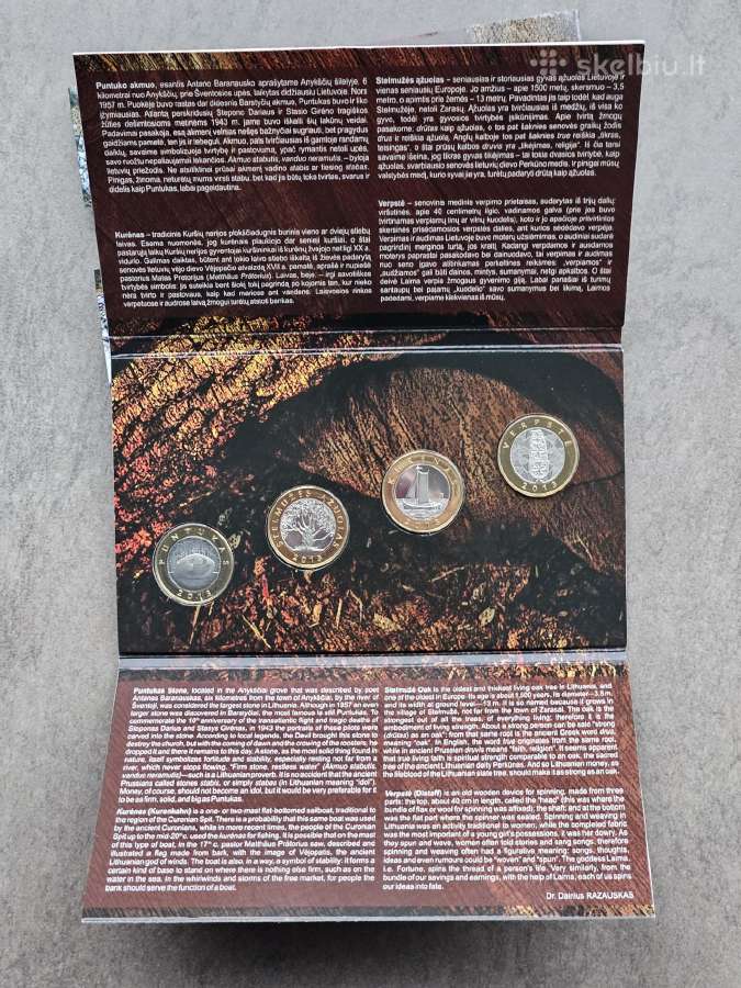 Lb 2013 apyvartinių keturių monetų 2 litų rinkinys - nuotraukos Nr. 5