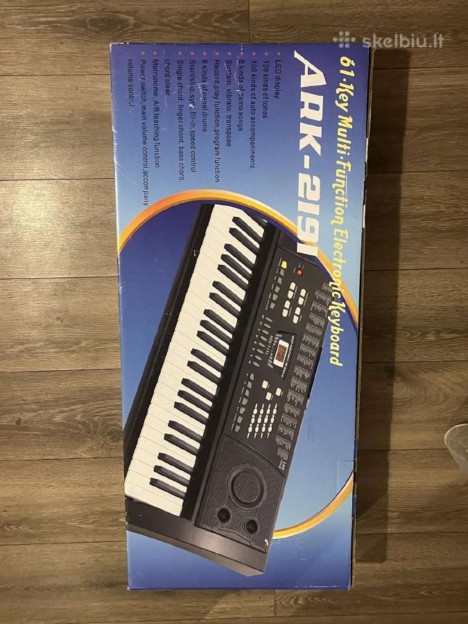 61 klavišų Ark-2191 elektroninis pianinas! - nuotraukos Nr. 2