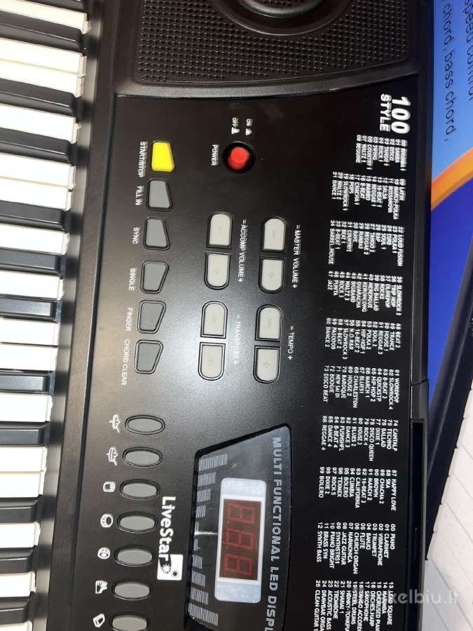 61 klavišų Ark-2191 elektroninis pianinas! - nuotraukos Nr. 5