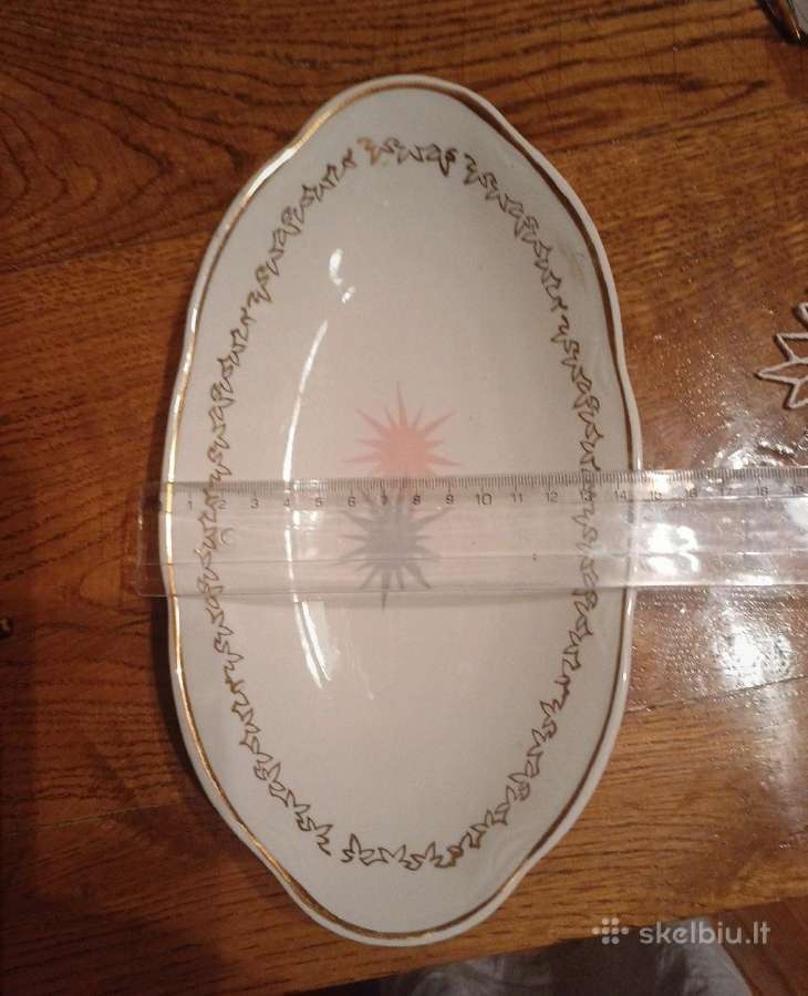 Retro porceliano lėkštė - nuotraukos Nr. 5