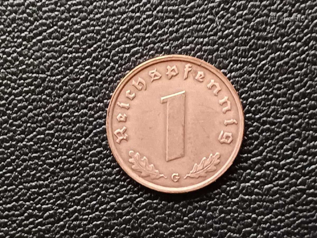 (419) 1 pfeningas 1939m. Vokietija