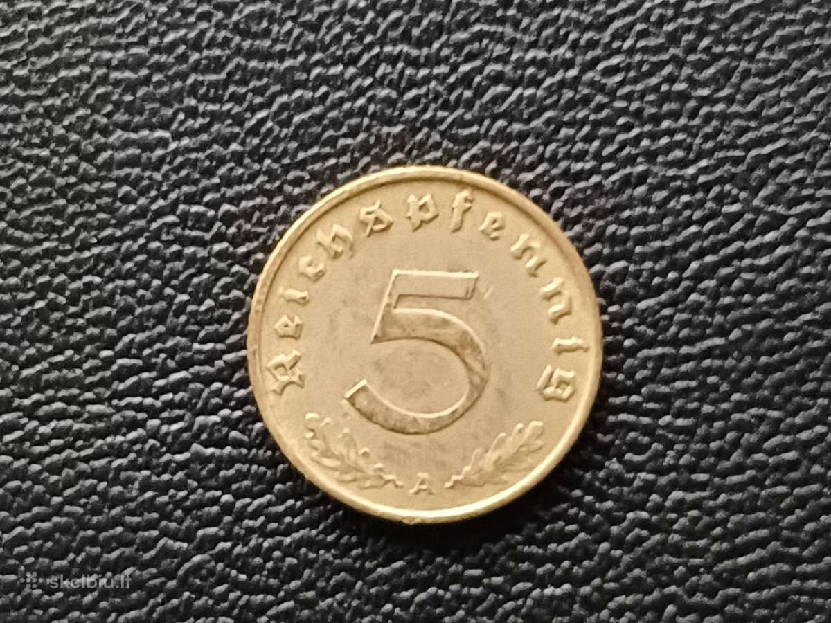 (418) 5 pfeningai 1938m. Vokietija