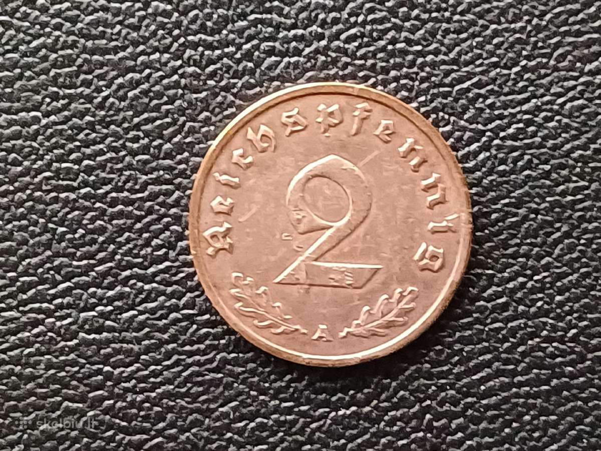 (421) 2 pfeningai 1938m. Vokietija
