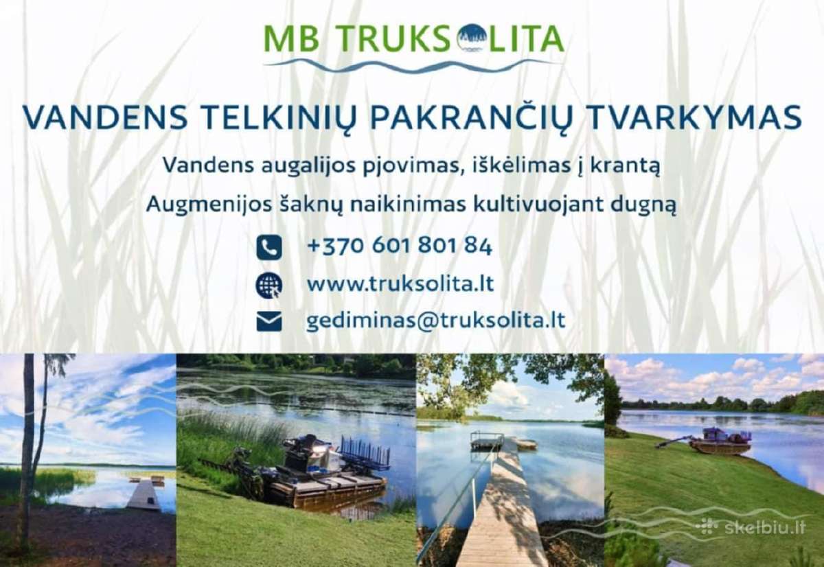 Pakrančių tvarkymas – ežerai, upės, tvenkiniai - nuotraukos Nr. 8