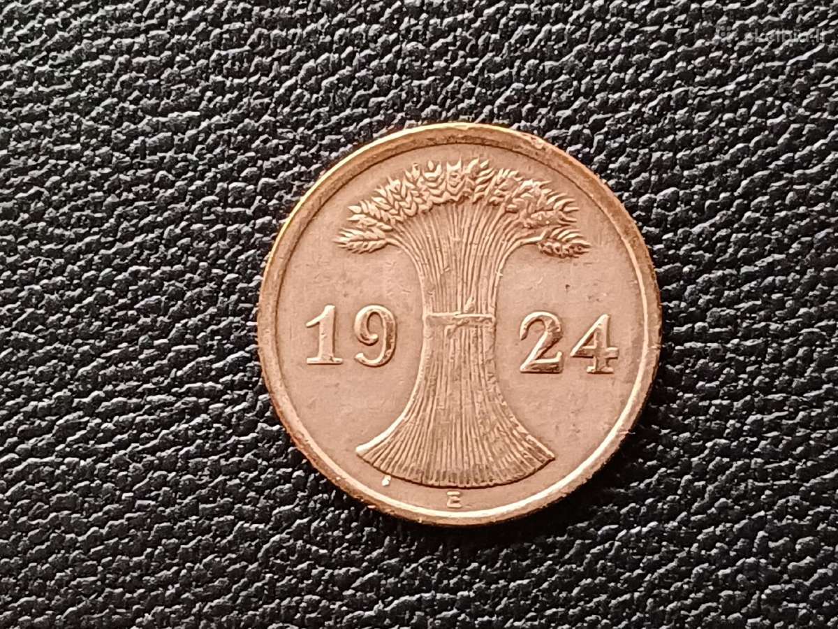 (429) 2 pfeningai 1924m. Vokietija - nuotraukos Nr. 2
