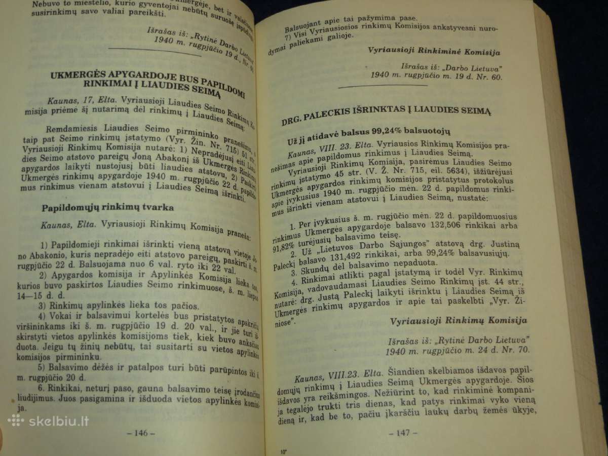 Knyga Lietuvos pavergimo dokumentai J. Talalas 94 - nuotraukos Nr. 9