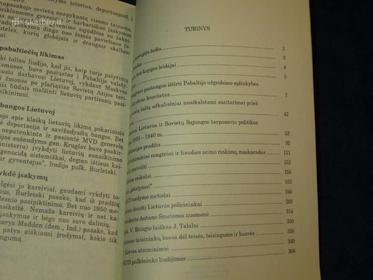 Knyga Lietuvos pavergimo dokumentai J. Talalas 94 - nuotraukos Nr. 16
