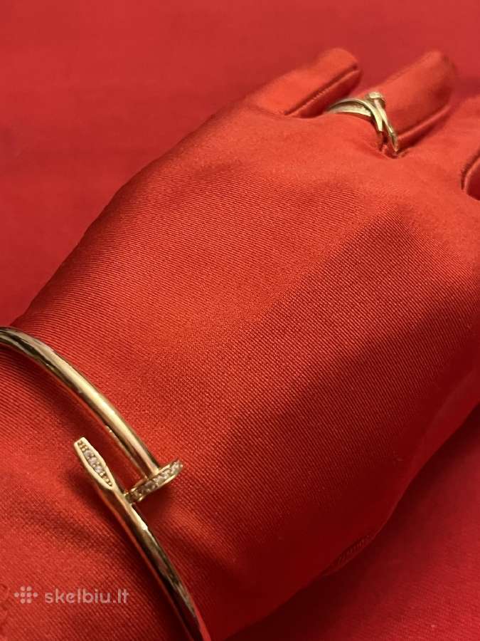 Prabangi auksinė “Cartier Vinis apyrankė-lankas - nuotraukos Nr. 13