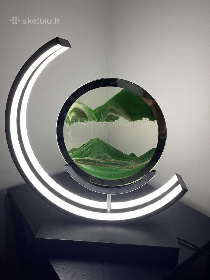 3D Judančio smėlio lempa
