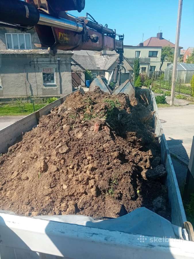 Keturašio savivarčio su kranu ir greiferiniu kaušu - nuotraukos Nr. 3