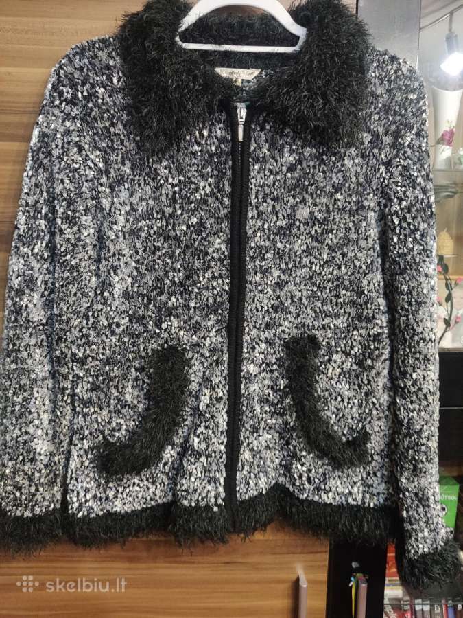Megztinis su užtrauktuku ir kišenėmis M/l