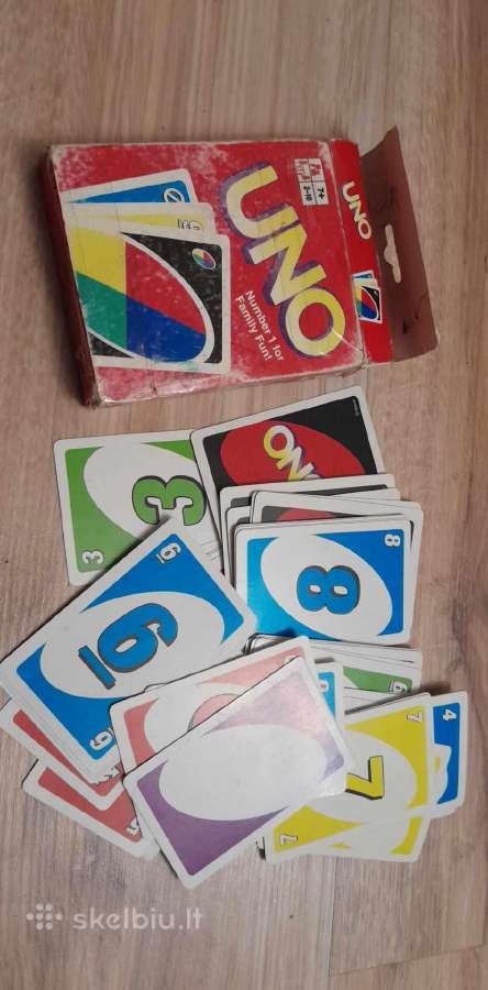 Uno kortų žaidimas