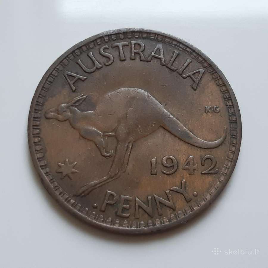 Australija 1 pensas 1942 Bombėjus