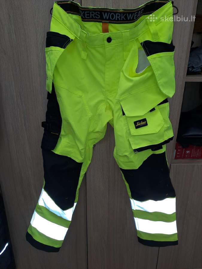 Snickers 54/XXL d.hi-viz,darbo kelnes, cordura