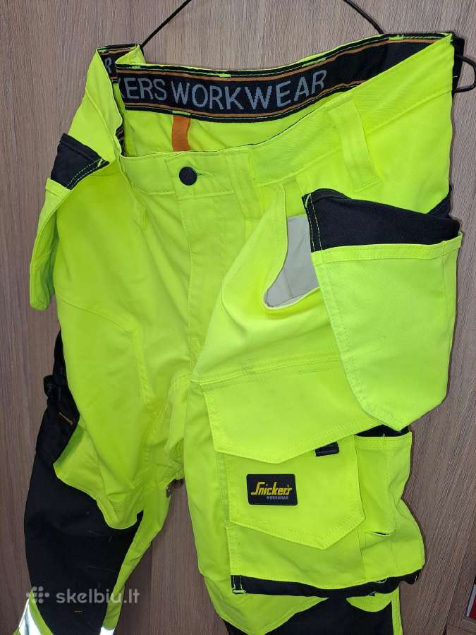 Snickers 54/XXL d.hi-viz,darbo kelnes, cordura - nuotraukos Nr. 2