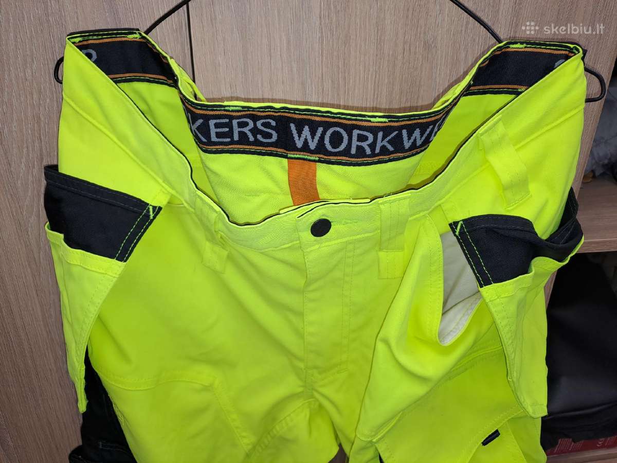 Snickers 54/XXL d.hi-viz,darbo kelnes, cordura - nuotraukos Nr. 6