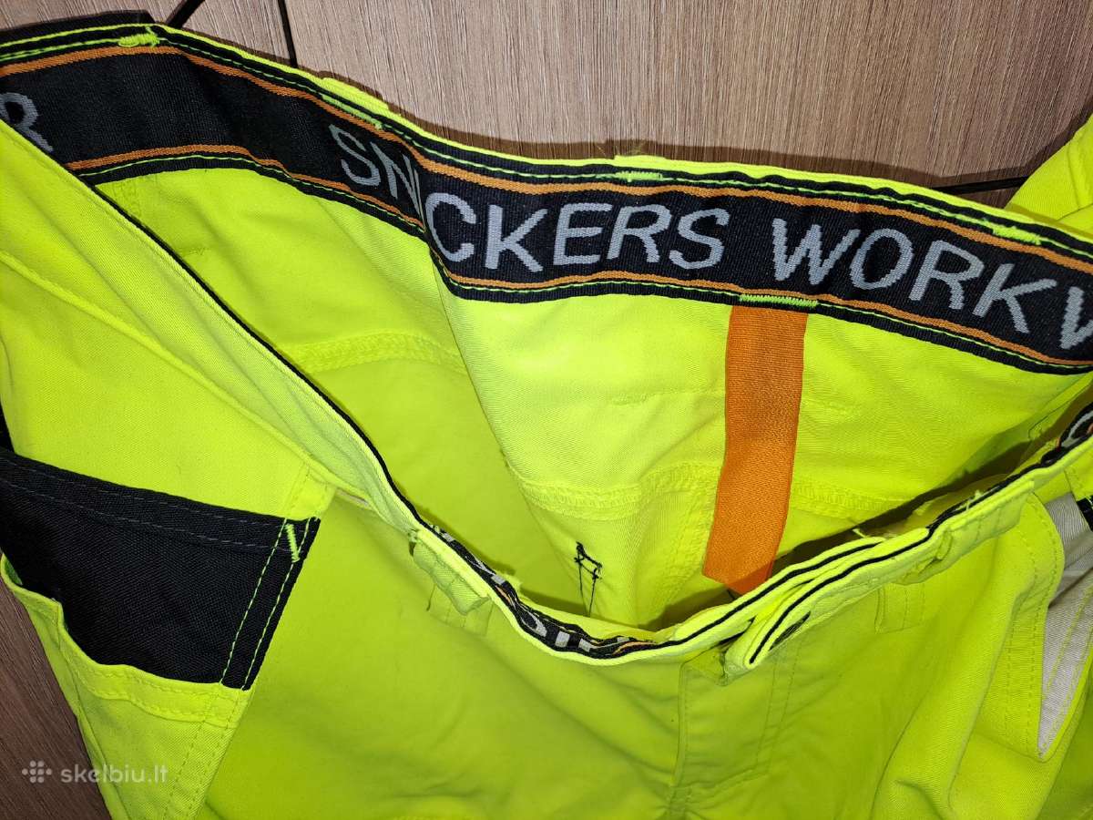 Snickers 54/XXL d.hi-viz,darbo kelnes, cordura - nuotraukos Nr. 7