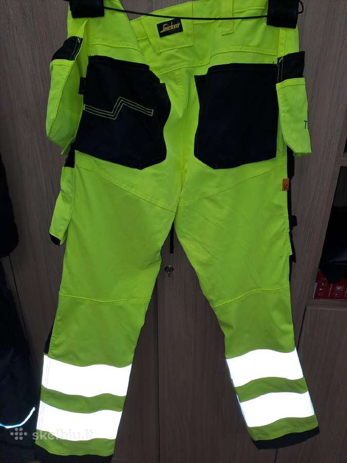 Snickers 54/XXL d.hi-viz,darbo kelnes, cordura - nuotraukos Nr. 8